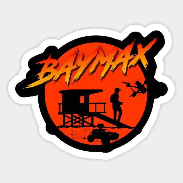 BAYMAX FPV Sticker by Unsanctioned Goods